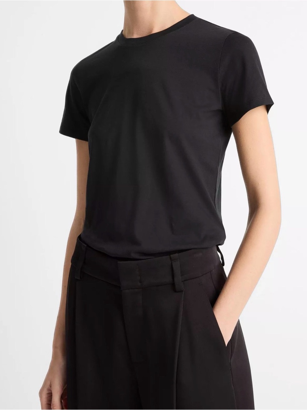 Vince Essential Pima Cotton Modal T-shirt